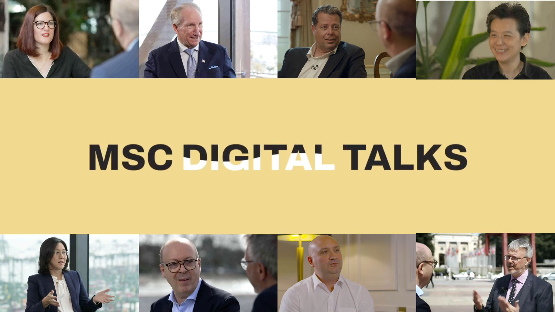 MSC Digital Talks with field experts