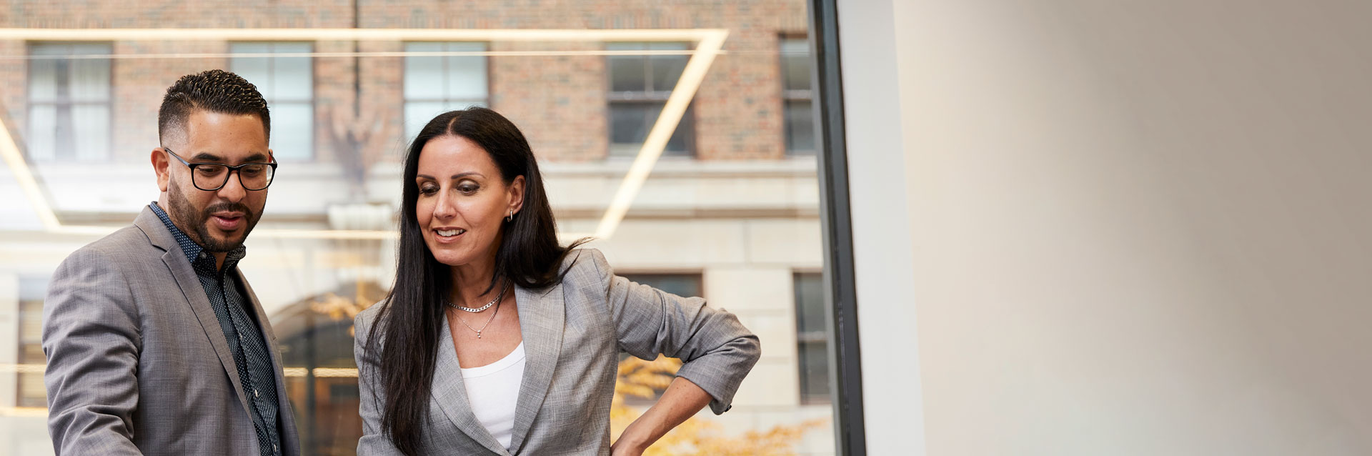 MSC Canada employees working on designing solutions